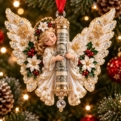 🎄 Christmas Money Surprise Ornament——A Fun Christmas Tree Cash Gift for Kids & Family 🎁💵