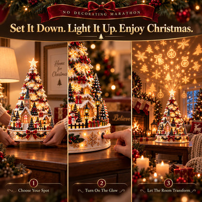 🏆 60,000+ Sold - 🎄MerryRealm Christmas Village Lightscape Tree
