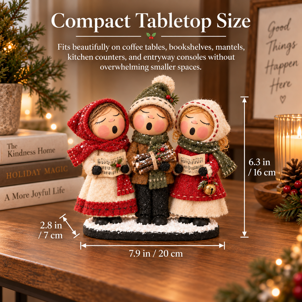 Vintage Christmas Carolers Figurine