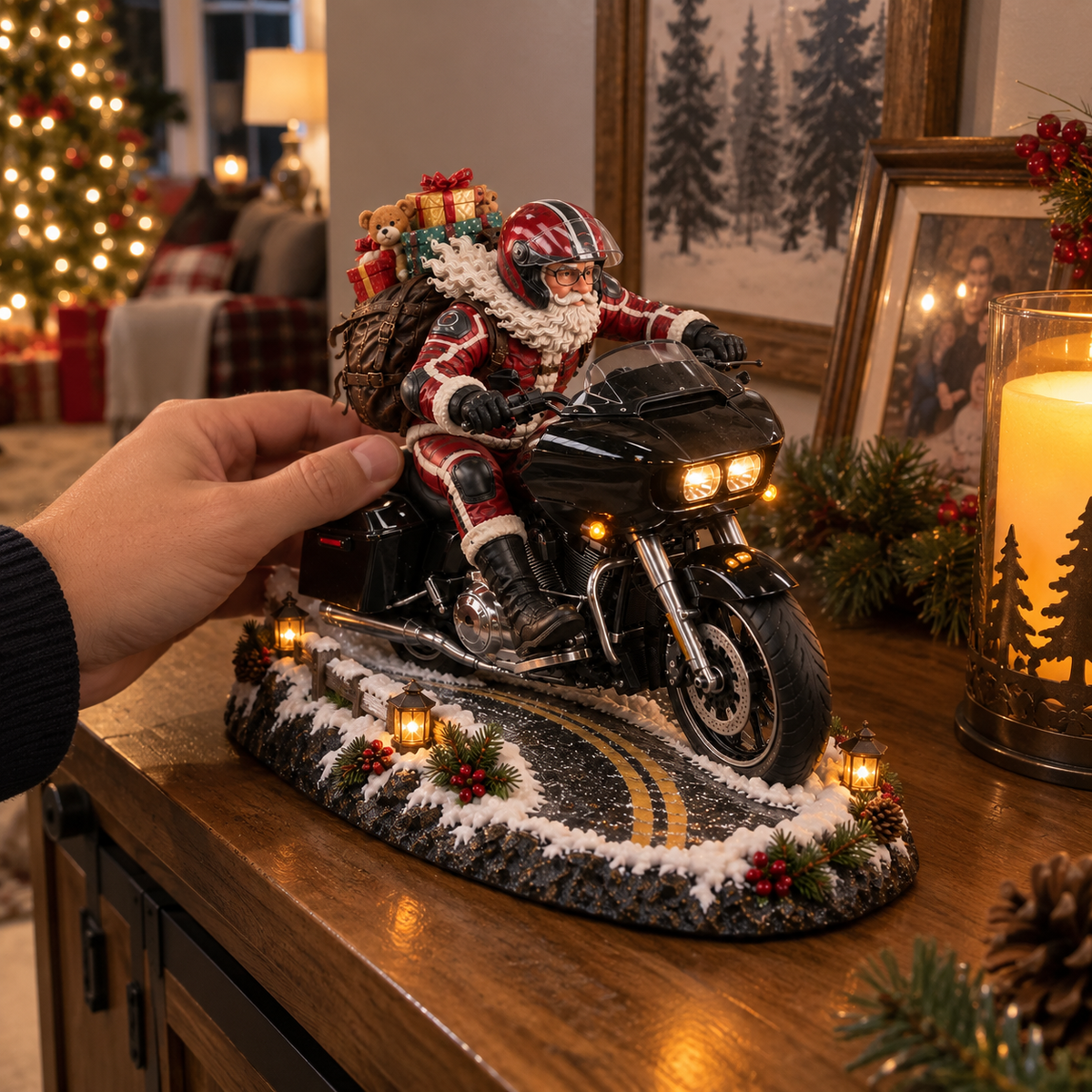 🏍️🎅 Santa found a new ride this Christmas  – Christmas Motorcycle Keepsake Collection💨